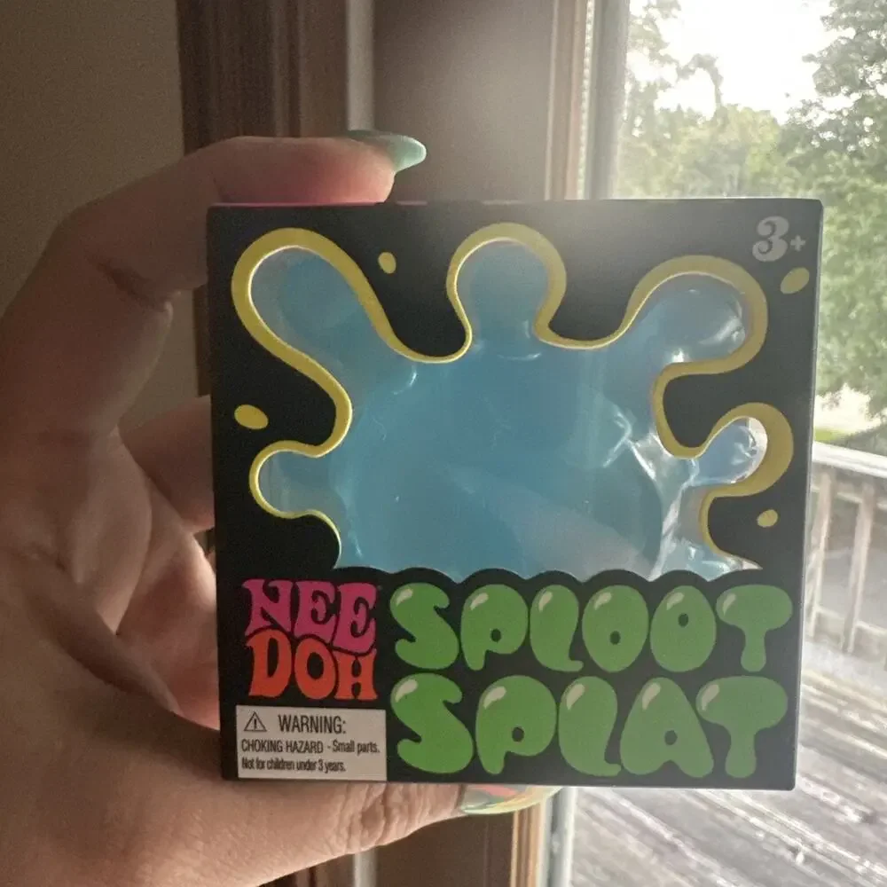 Schylling NeeDoh SPLOOT SPLAT Nee Doh SplootSplat Squishy Blue Authentic